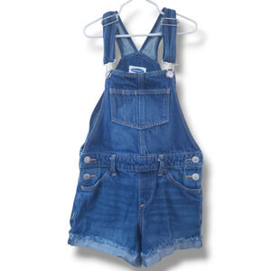 Old Navy Girls 8 Blue Jean Denim Shortall Overall